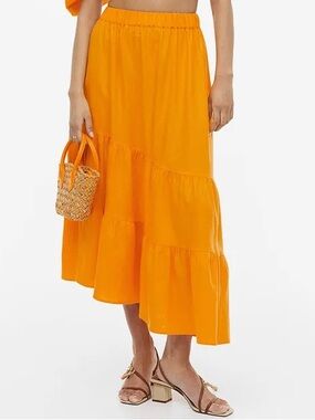 H&M Linen Blend Skirt (SKIRT ONLY)